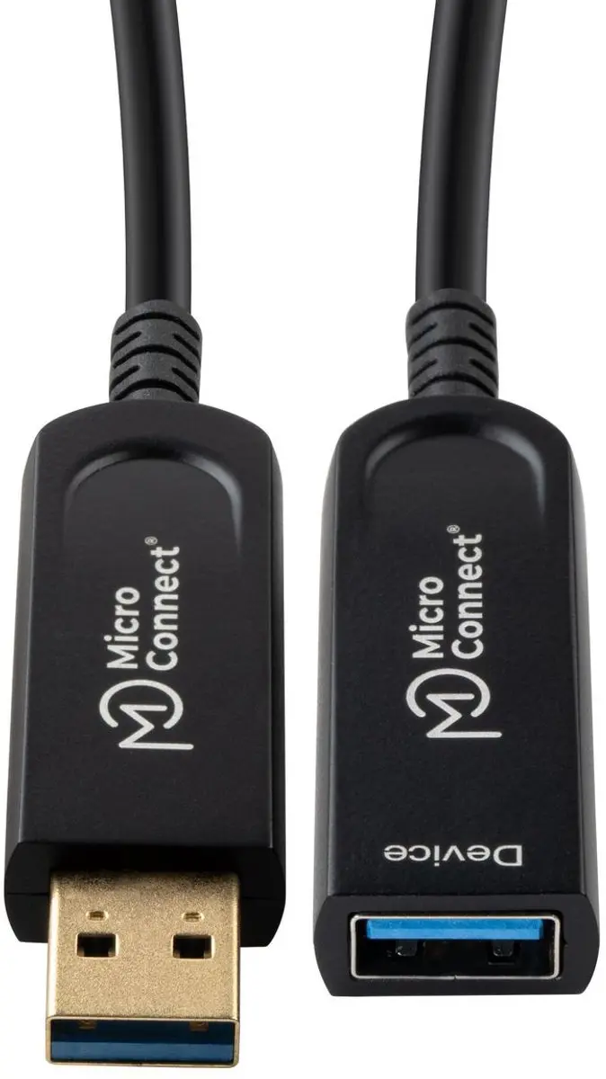 MicroConnect USB3.0AAF20AOP USB-kabel 20m - Zwart - afbeelding 5 van 6