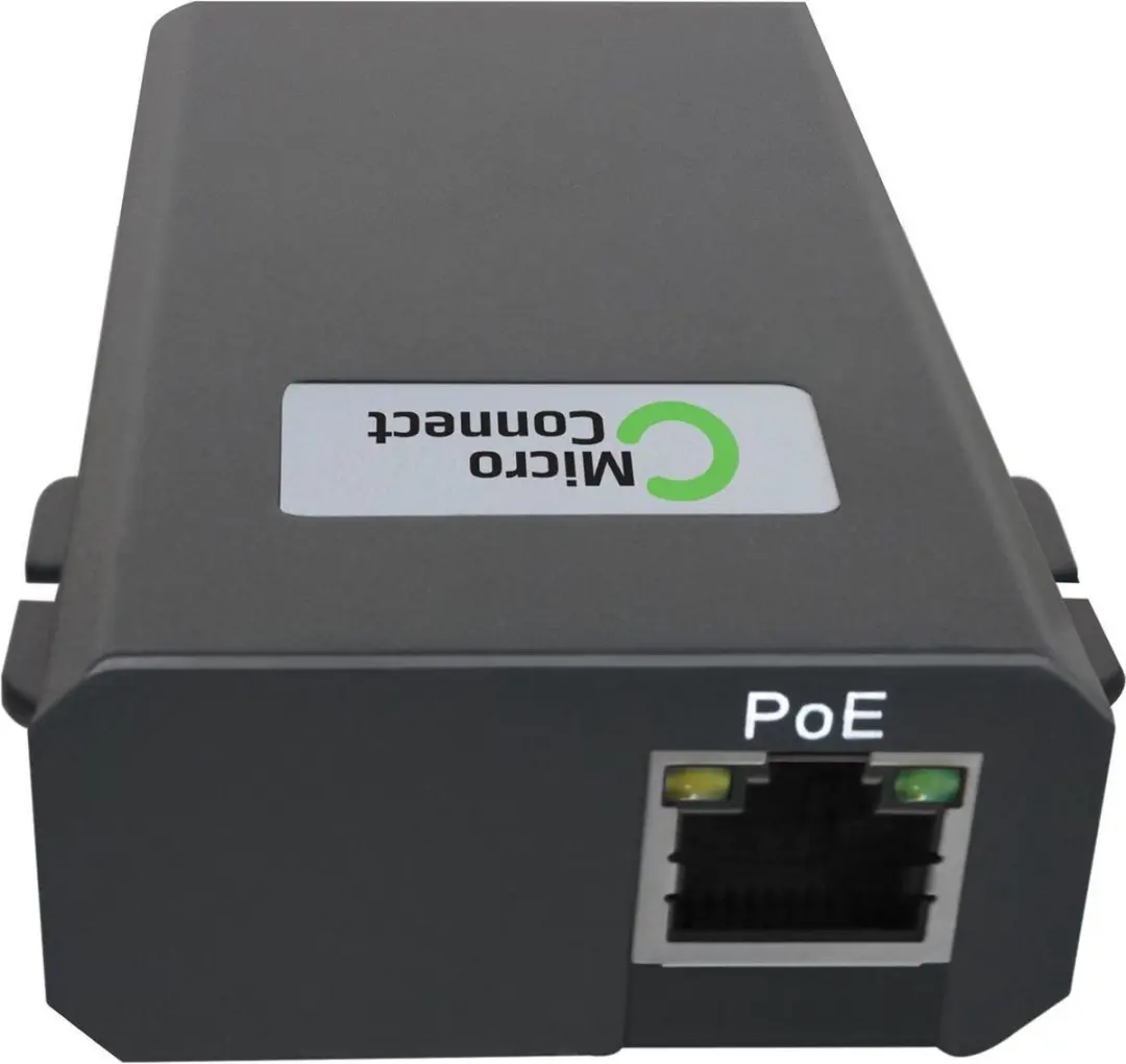 MicroConnect POEINJ-60W-USBC PoE Injector - Zwart - afbeelding 3 van 4