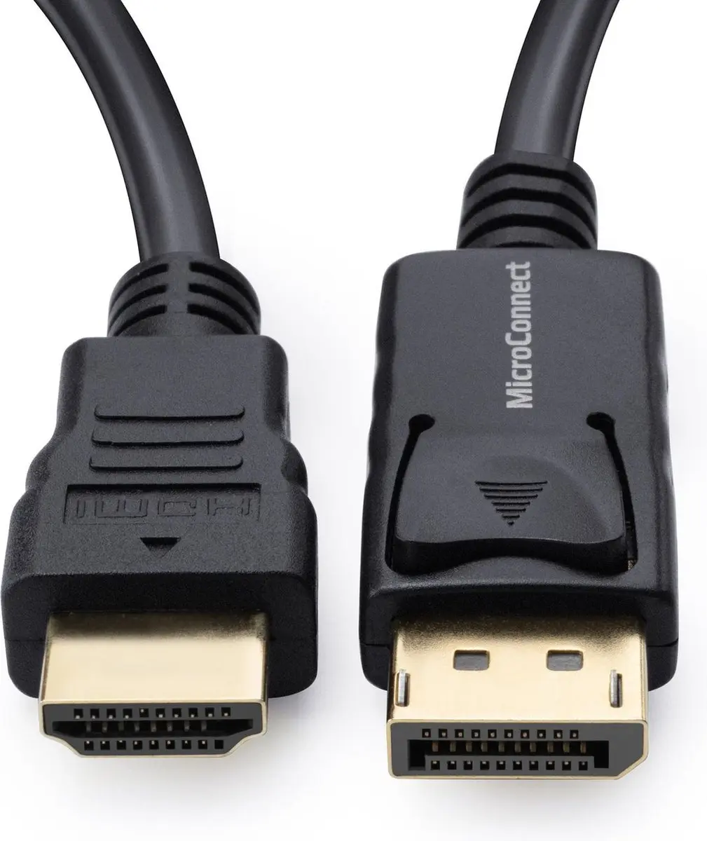 MicroConnect MC-DP-HDMI-1000 DisplayPort-HDMI Kabel 10m - Zwart - afbeelding 2 van 5