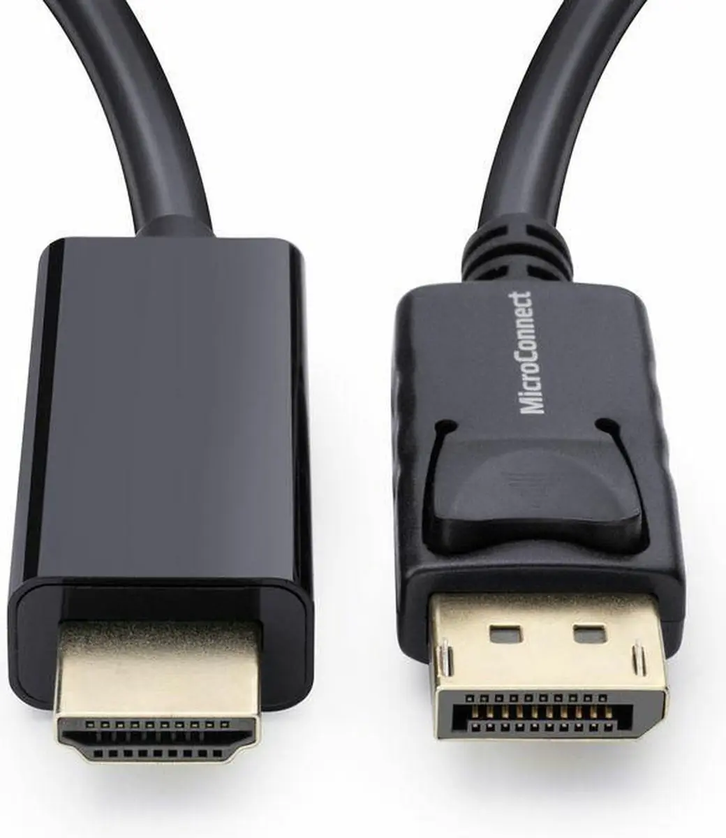 MicroConnect MC-DP-HDMI-1000 DisplayPort-HDMI Kabel 10m - Zwart - afbeelding 3 van 5