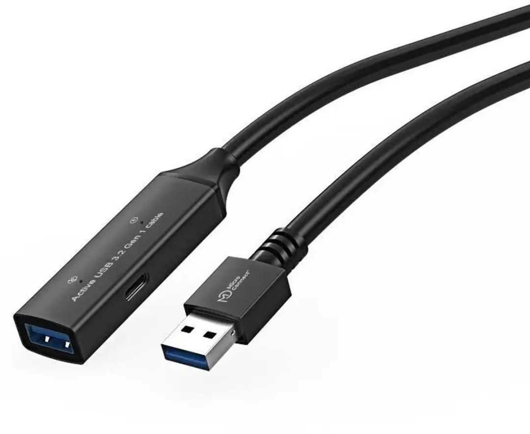 Microconnect USB3.0AAF10A USB-kabel 10m - Zwart - afbeelding 3 van 4