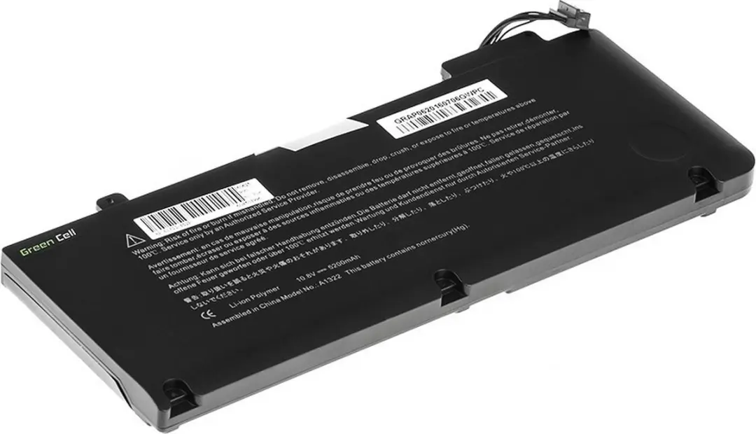 GREEN CELL AP06 Notebook Batterij - 4400mAh - Zwart - afbeelding 6 van 6