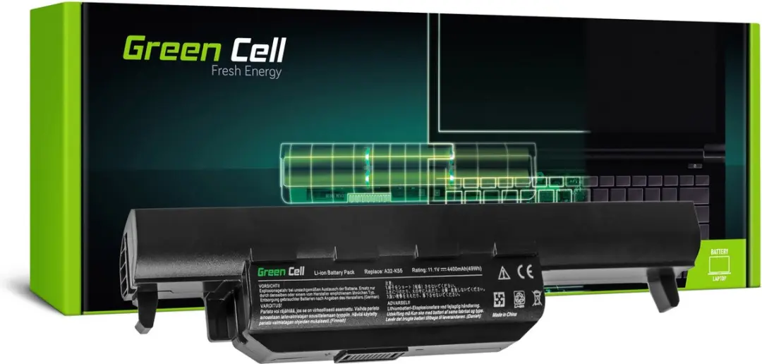 Green Cell AS37 Laptopaccu 4400mAh