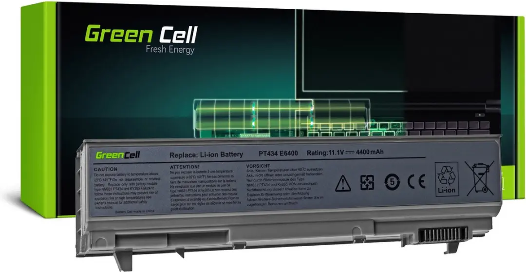 Green Cell DE09 Laptopaccu 11.1V 4400mAh