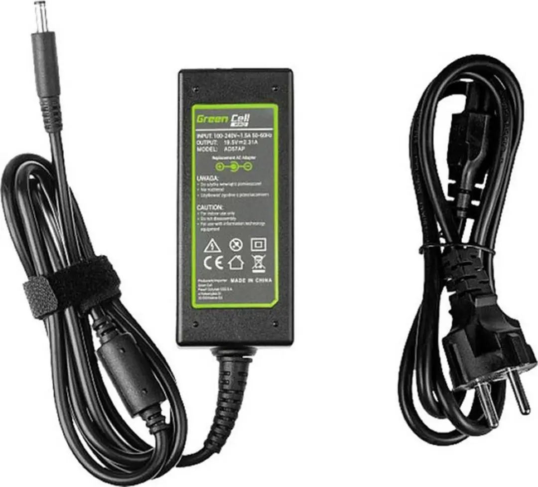 Green Cell GC-AD57AP Laptop Netvoeding 45W - Zwart - afbeelding 3 van 6