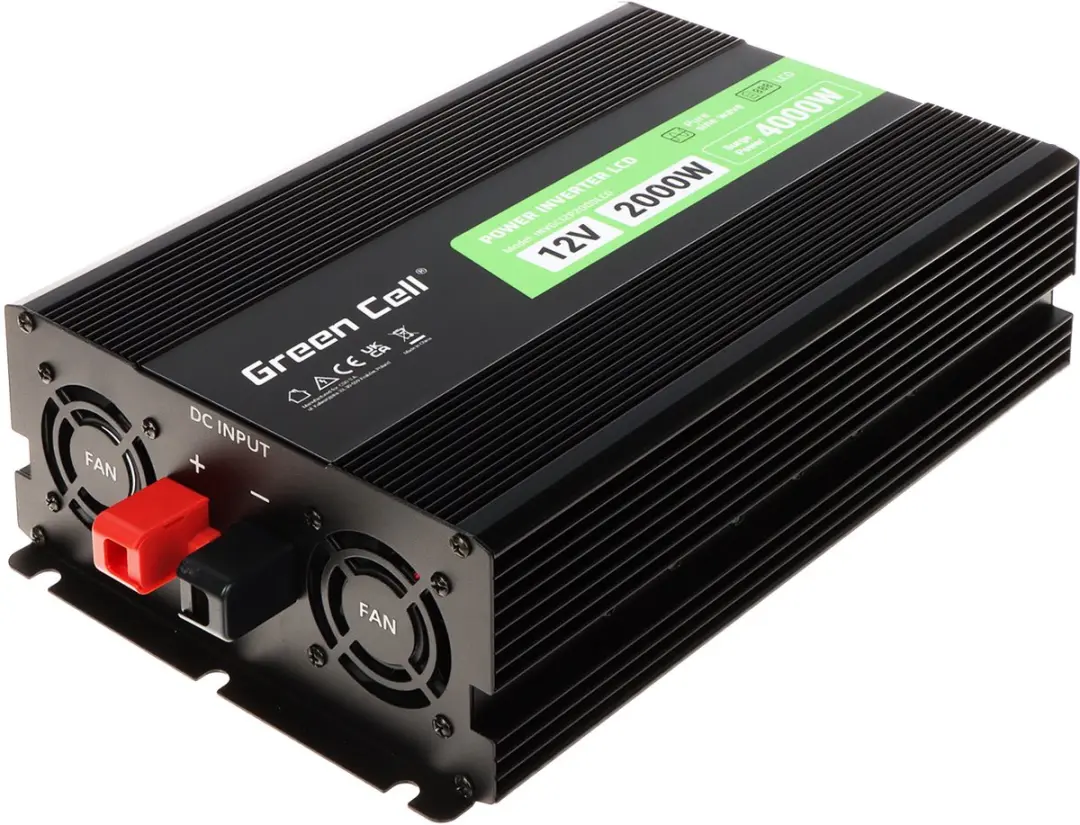 Green Cell PowerInverter INVGC12P2000LCD Omvormer