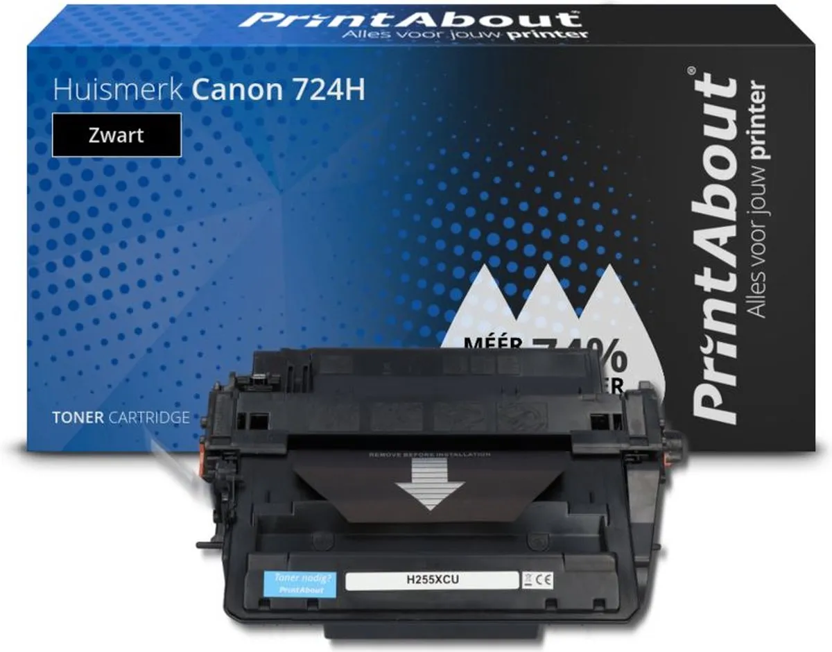 PrintAbout 724H-PA Toner Zwart - 13.500 pagina's