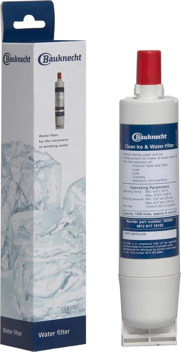 Whirlpool Wpro SBS003 Waterfilter