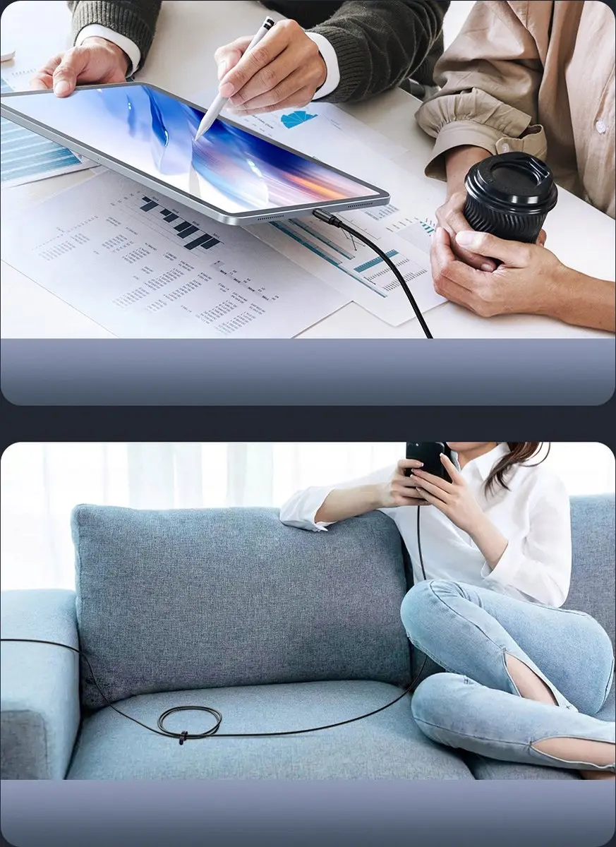 McDodo USB-C naar USB-C Kabel CA-3680 - 240W - Zwart - afbeelding 2 van 6