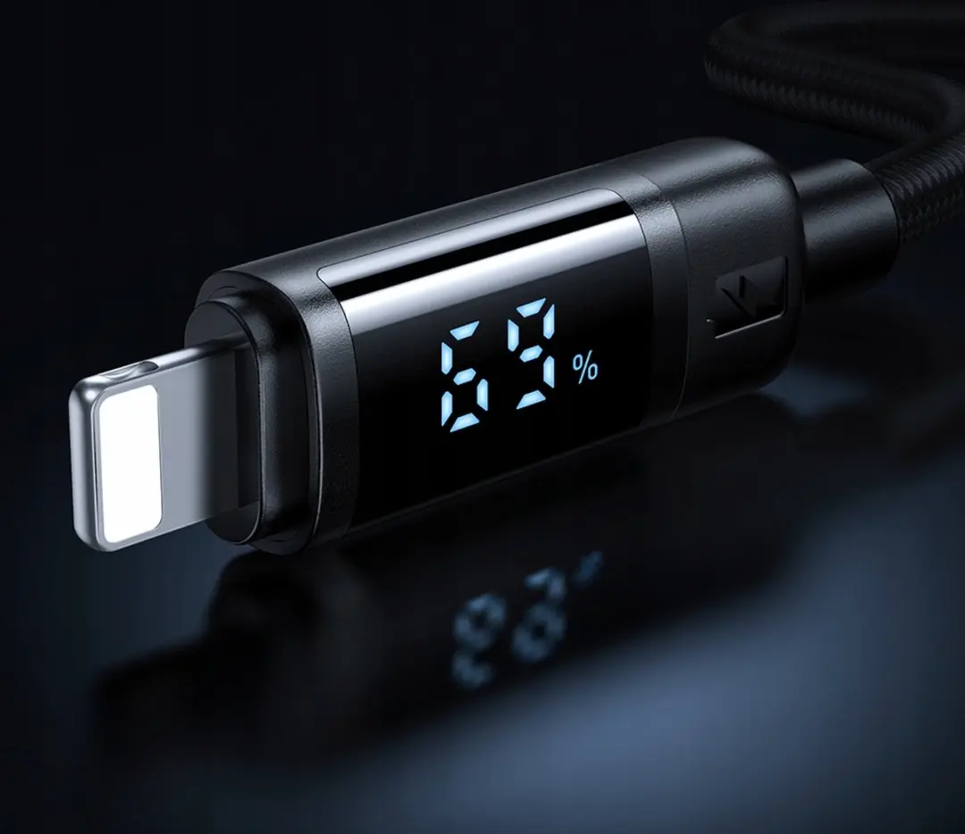 McDodo CA-5000 USB-A naar Lightning kabel - Zwart - afbeelding 6 van 6