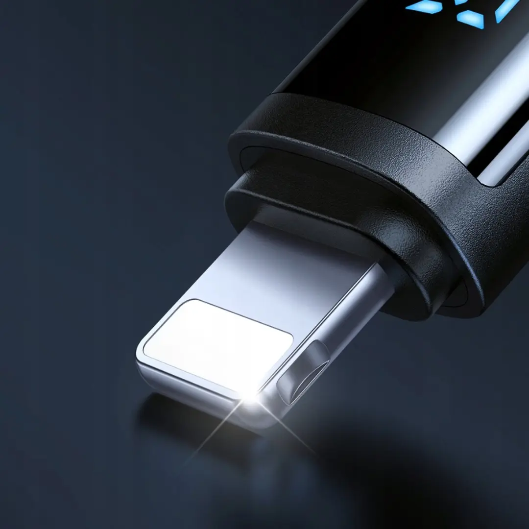 McDodo CA-5000 USB-A naar Lightning kabel - Zwart - afbeelding 4 van 6