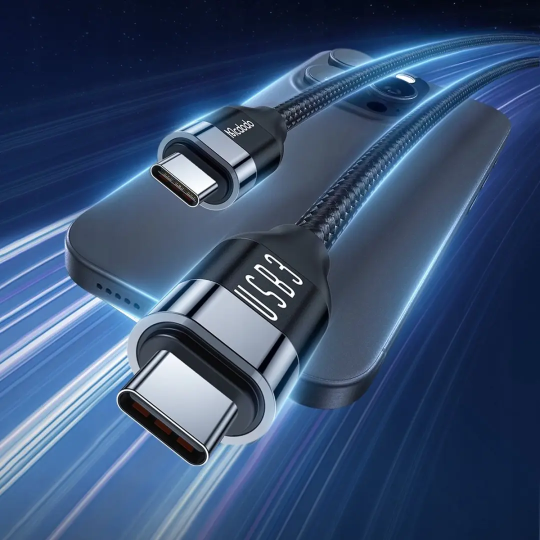 McDodo CA-7132 USB-C Kabel - 100W - Zwart - afbeelding 4 van 6