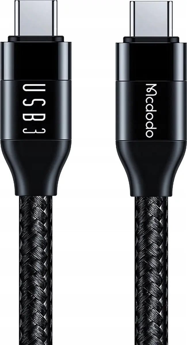 McDodo CA-7132 USB-C Kabel - 100W - Zwart - afbeelding 2 van 6