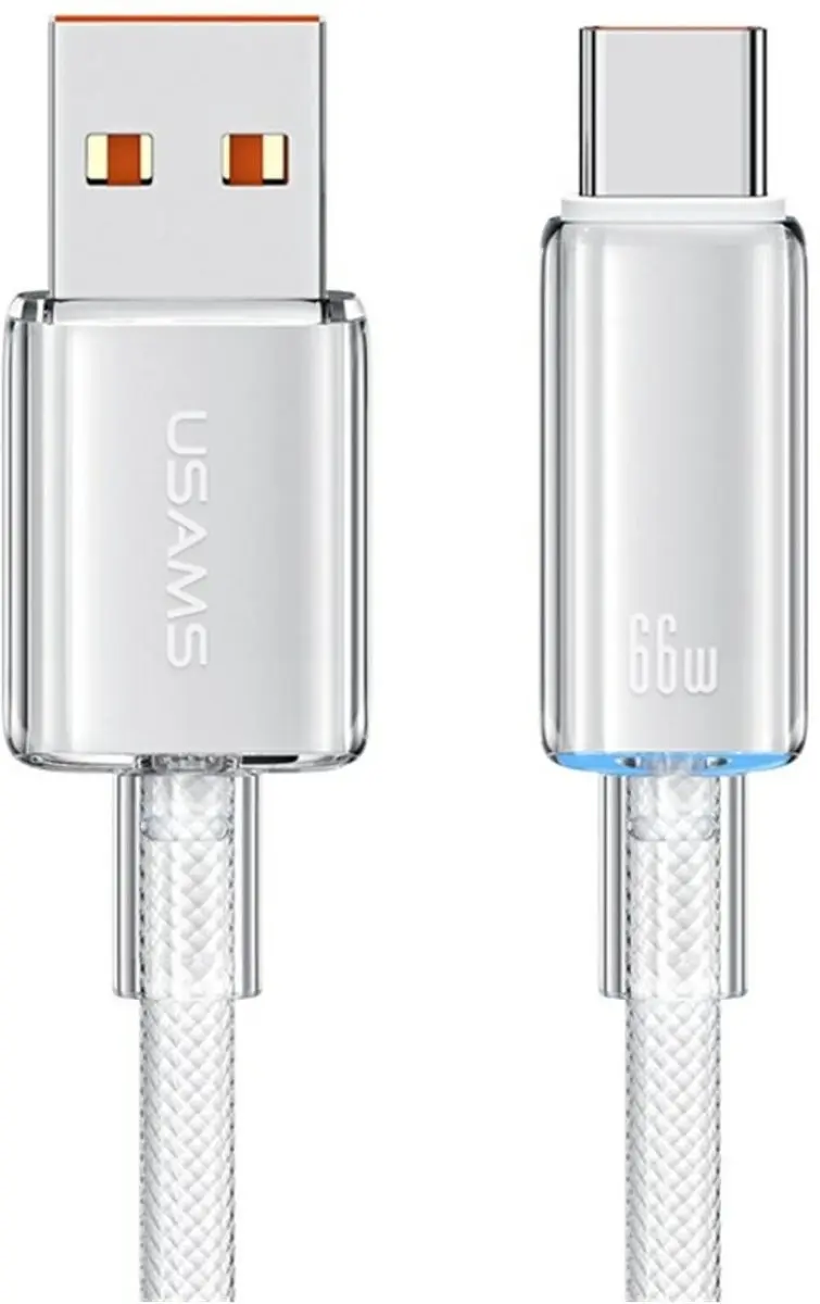 USAMS Cloud USB-A naar USB-C Kabel 1,2m