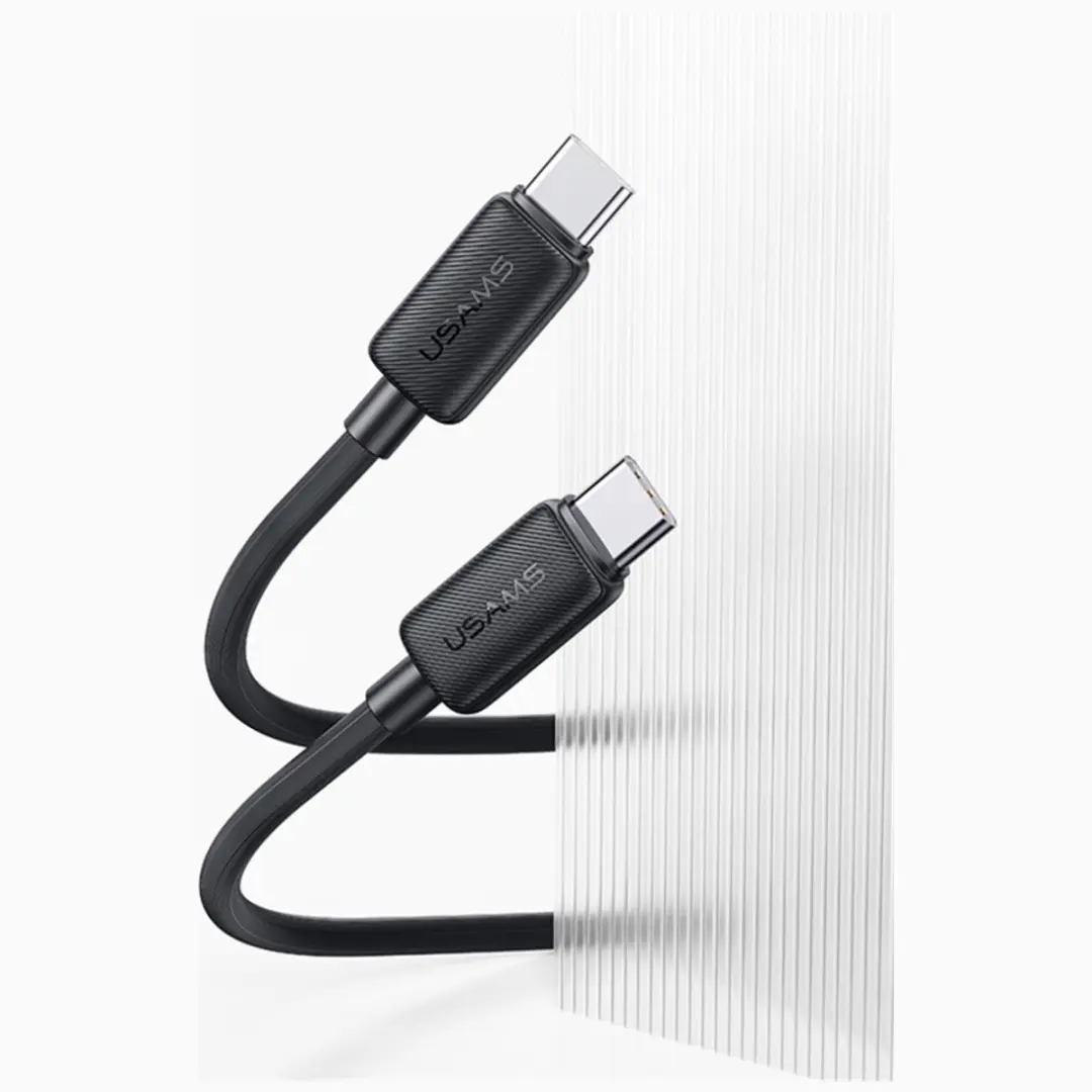 USAMS KY Series US-SJ691 USB-C Kabel 60W - Wit - afbeelding 5 van 6