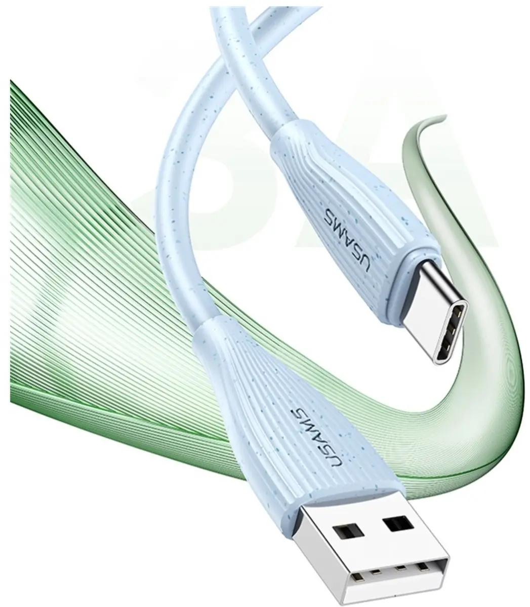 USAMS Green Series SJ714 USB-A naar USB-C Kabel 18W - afbeelding 2 van 6