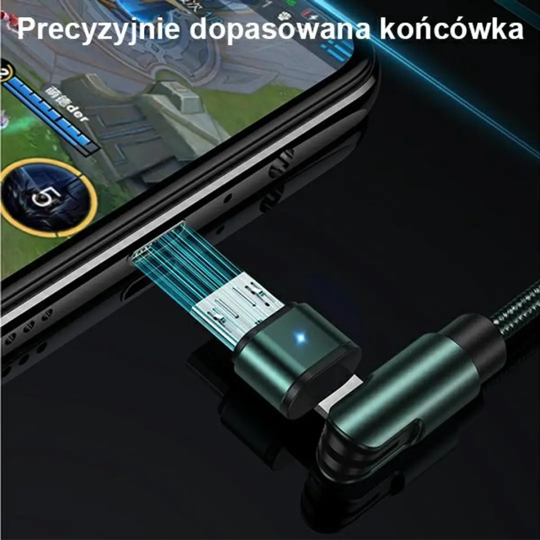 USAMS U60 SJ478USB01 microUSB Kabel - Zwart - afbeelding 6 van 6