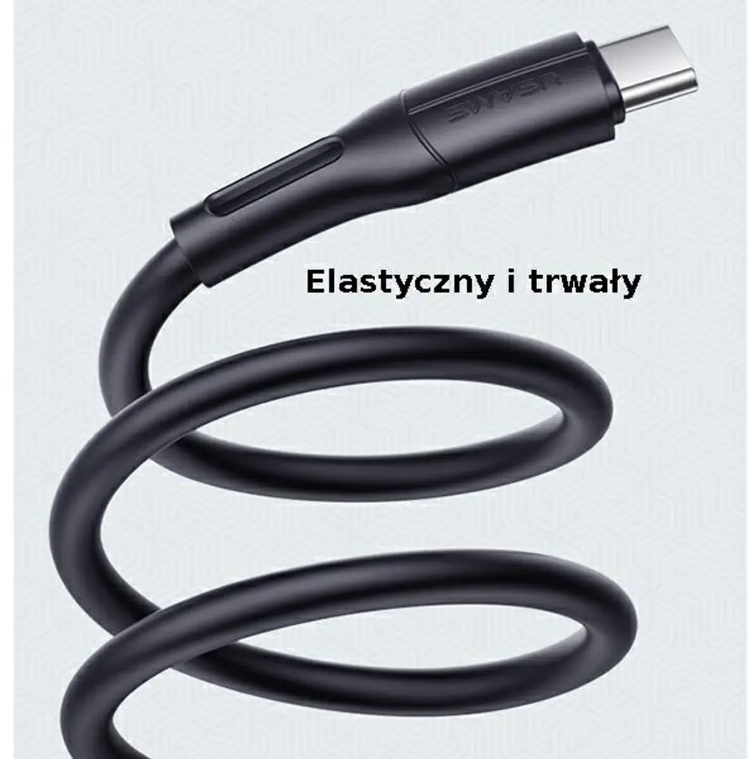 USAMS U68 USB-C Kabel 2A - 1m - Blauw - afbeelding 6 van 6