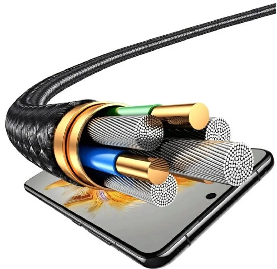 USAMS 2-in-1 USB-C Kabel 1,2m - afbeelding 6 van 6