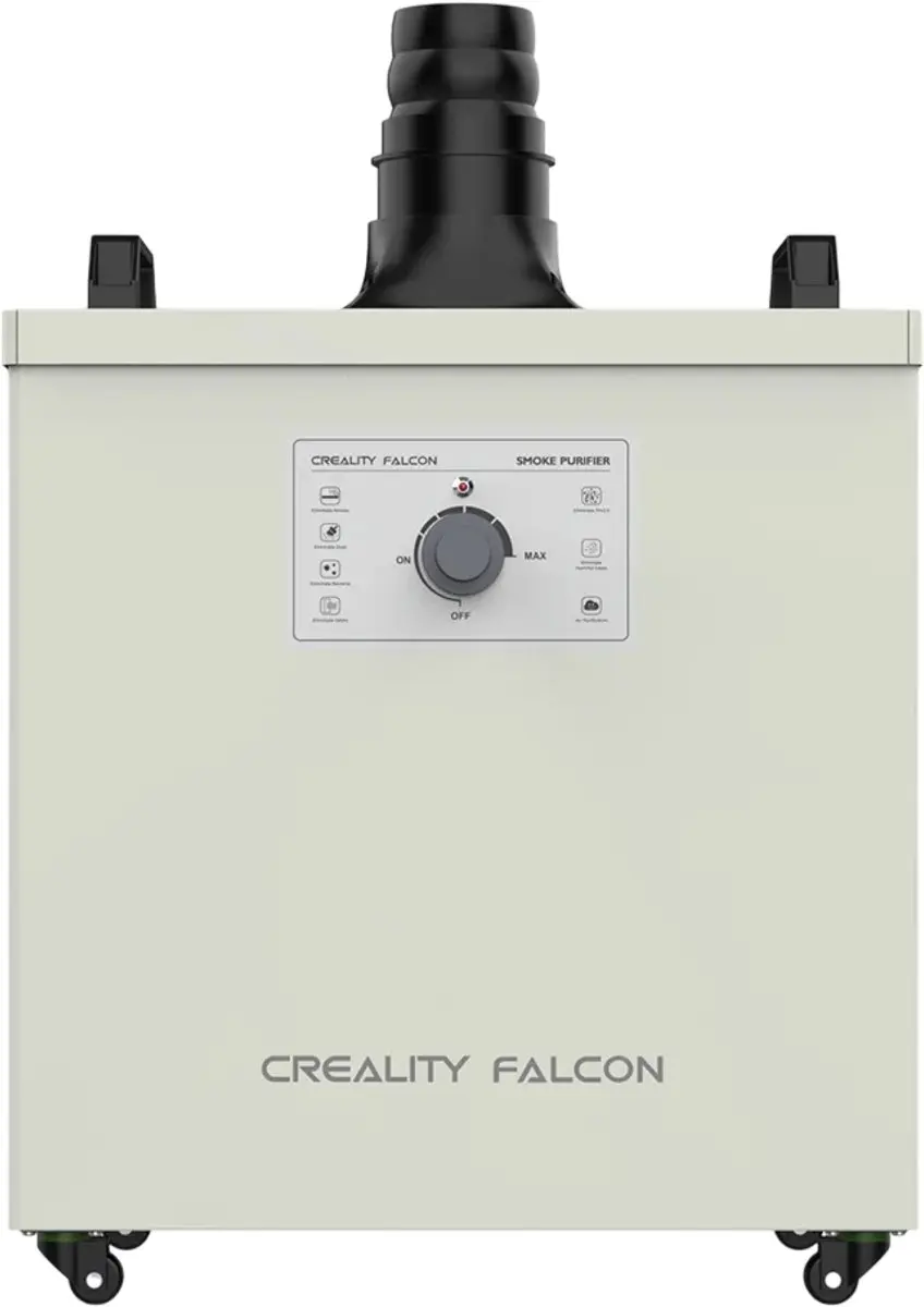 Creality Falcon Smoke Purifier - Falcon2 Pro – Rookzuivering voor Lasergraveermachine | 3-laags HEPA & Actief Koolstoffilter | 99,97% Zuiveringsgraad | Geluidsarm <55dB - afbeelding 4 van 6