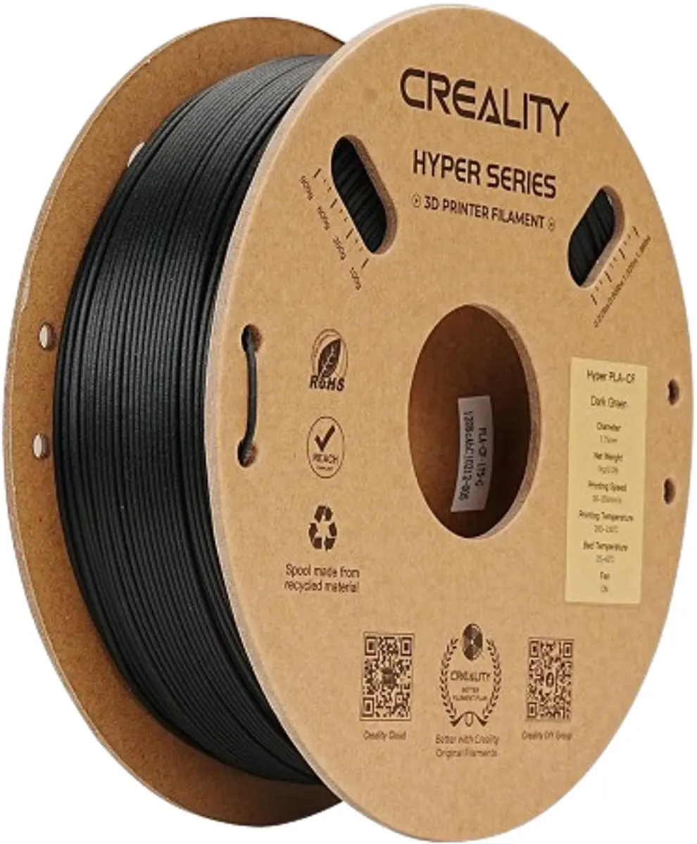 Creality PLA Hyper Carbon Filament 1,75mm 1kg - Donkergroen - afbeelding 3 van 3