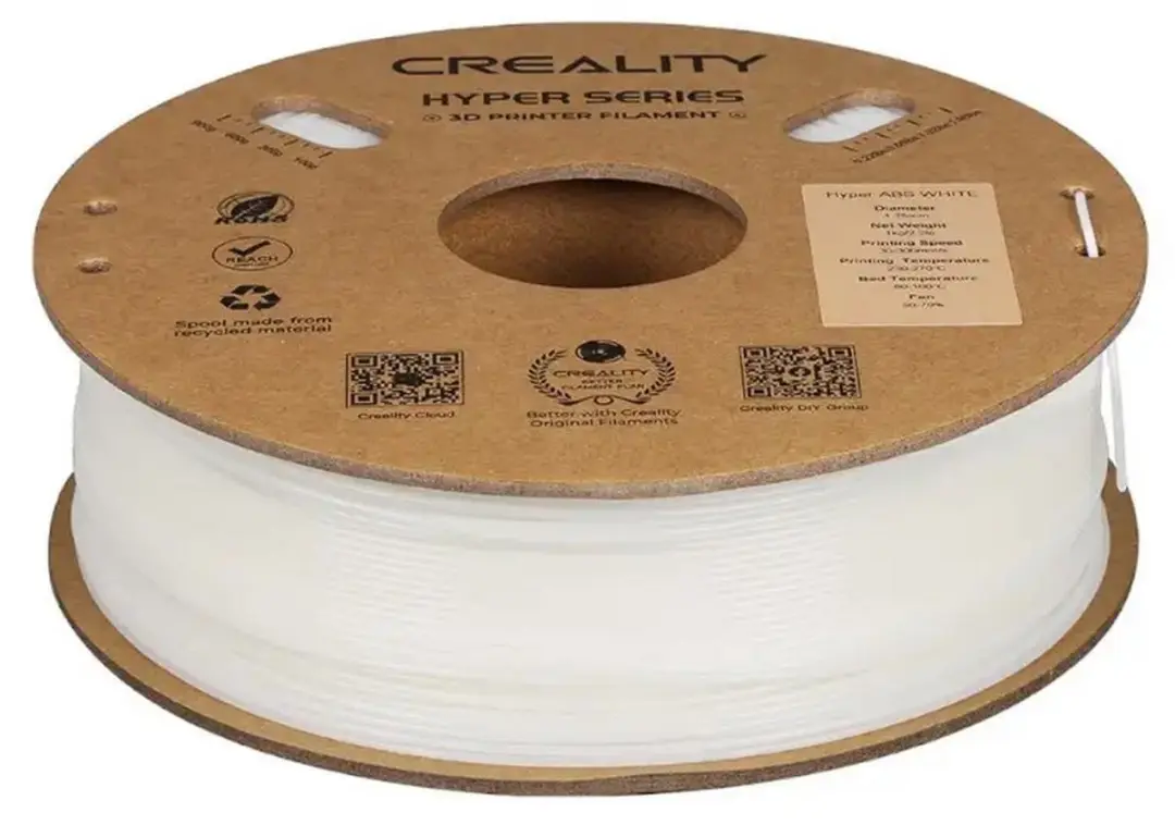 Creality Hyper ABS Filament 1.75mm - 1kg - Wit - afbeelding 2 van 6