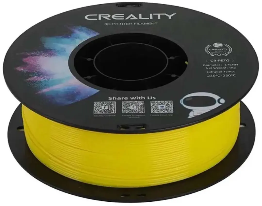 Creality CR-PETG 3D-printerfilament 1,75mm 1kg - Geel - afbeelding 5 van 5
