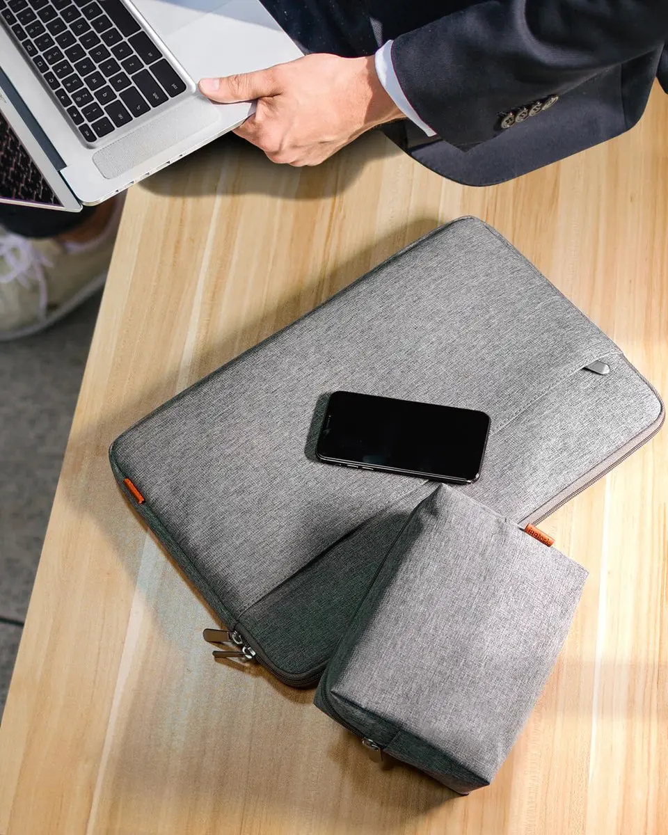 Inateck LB01005-13 Laptoptas - 13.3 inch - Grijs - afbeelding 6 van 6