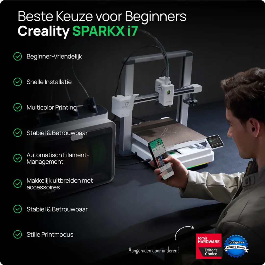 Creality SPARKX i7 3D-printer - 260x260x255mm - afbeelding 5 van 6