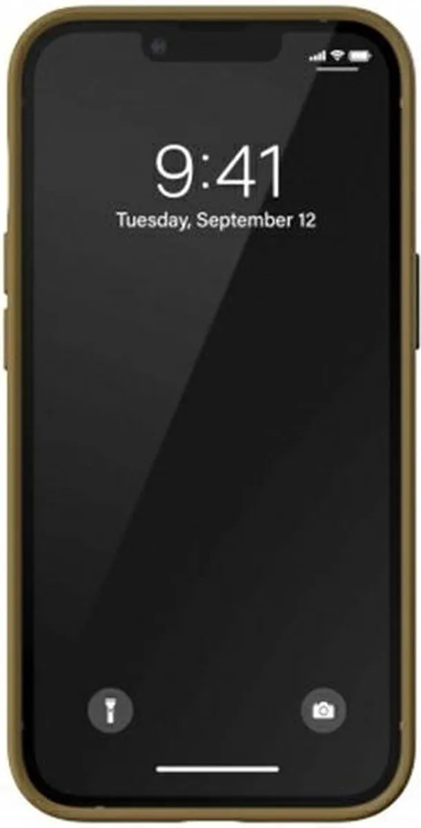 Adidas OR Gegoten PU-hoesje iPhone 13 - Beige-Goud