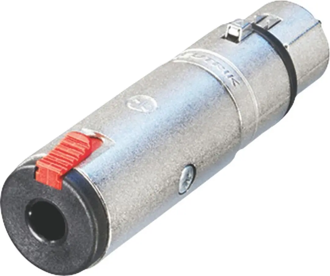 Neutrik NA3FJ Audio-adapter XLR (v) naar 6,35mm Jack (v) - Zilver - afbeelding 4 van 5
