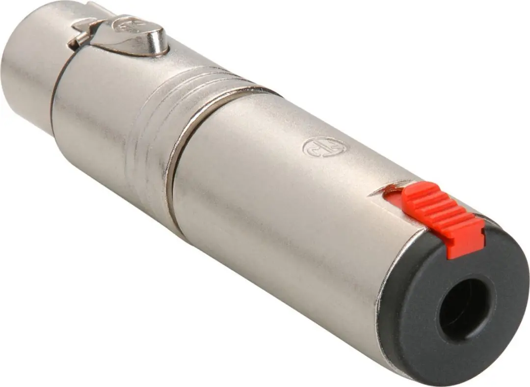 Neutrik NA3FJ Audio-adapter XLR (v) naar 6,35mm Jack (v) - Zilver - afbeelding 2 van 5