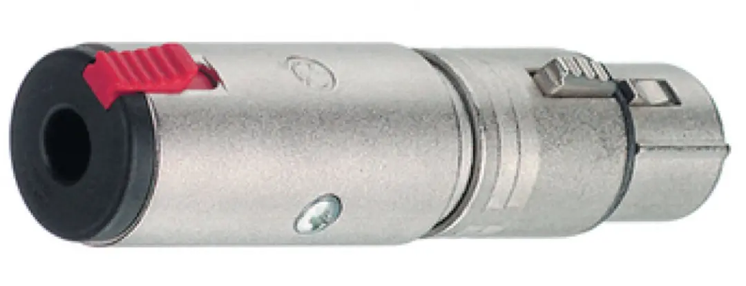 Neutrik NA3FJ Audio-adapter XLR (v) naar 6,35mm Jack (v) - Zilver - afbeelding 3 van 5