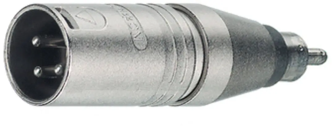 Neutrik NA2MPMM XLR male - RCA male adapter - afbeelding 6 van 6