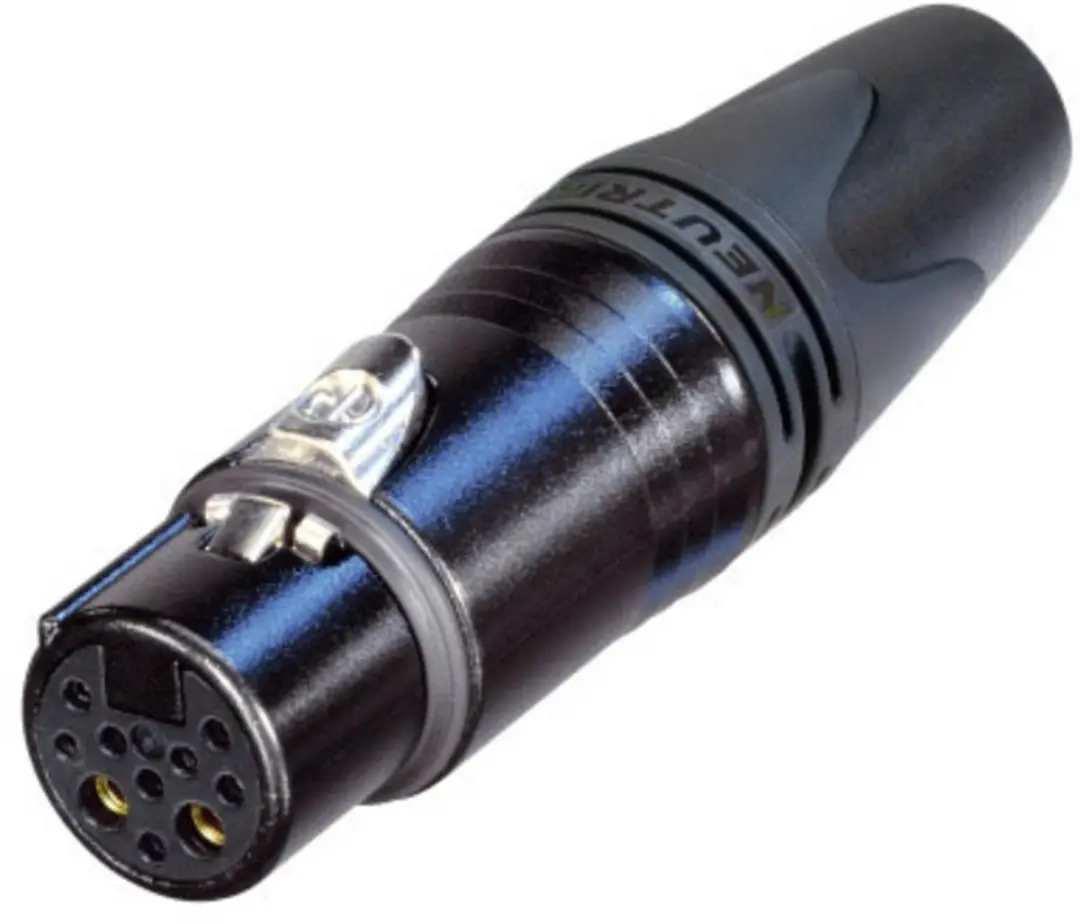 Neutrik NC10FXX-14-B XLR-koppeling recht 10-polig