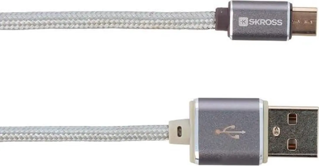Skross Charge'n Sync Micro USB Steel Line USB-kabel 1m
