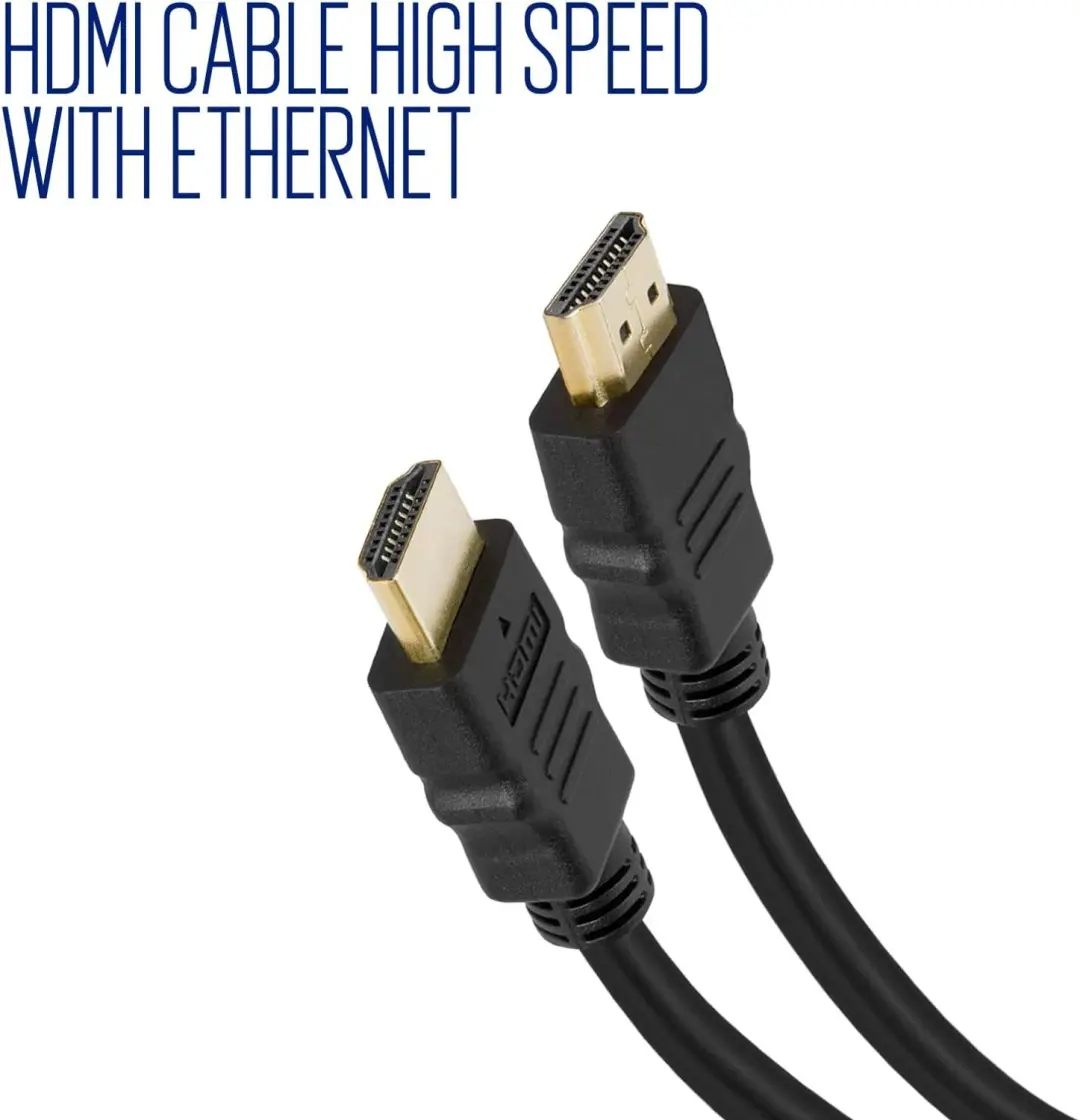 HDMI Kabel met Ethernet 10m - 4K UHD, 3D, Goudkleurig - afbeelding 6 van 6