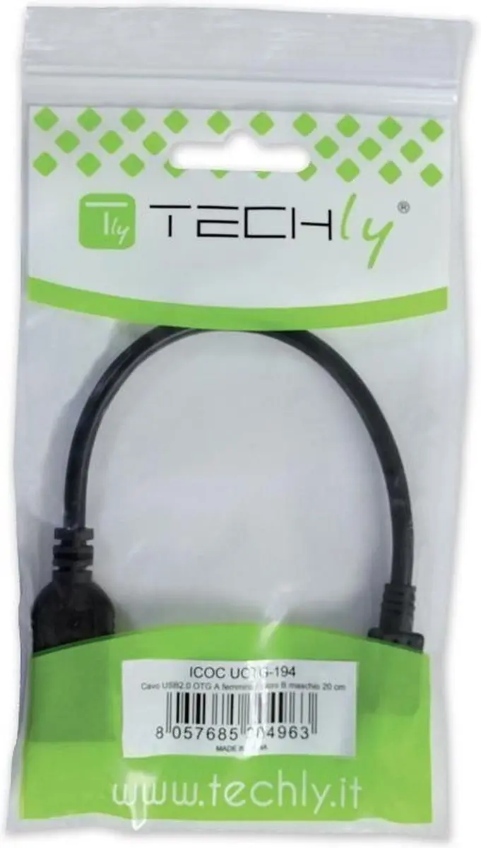 Techly ICOC-HDMI-F-002 HDMI Adapter - Zwart - afbeelding 3 van 6