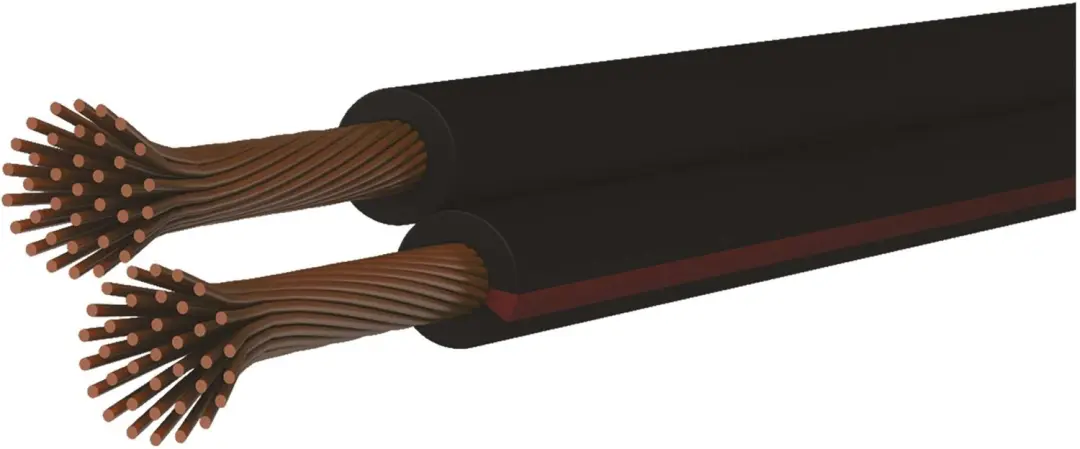 EMOS Ongeschermde tweedraads kabel 2x0,35 mm zwart/rood, 100 m, S8230 - afbeelding 2 van 6