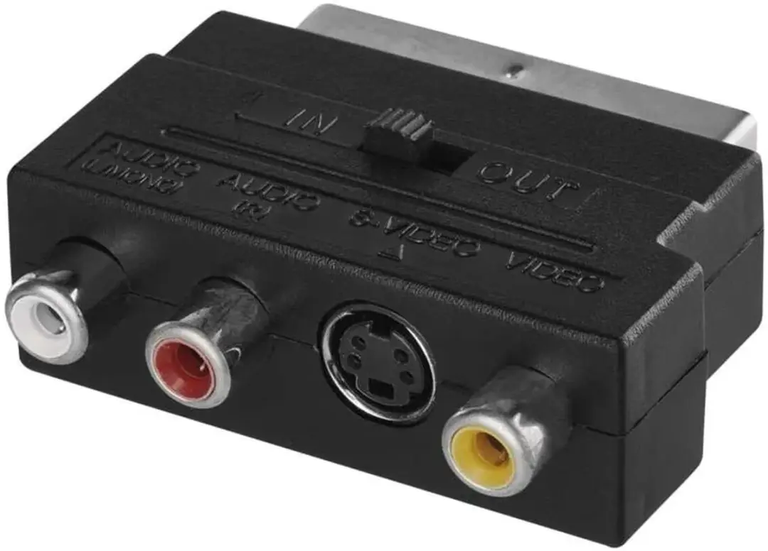 Emos SCART Adapter 3x Cinch + S-Video