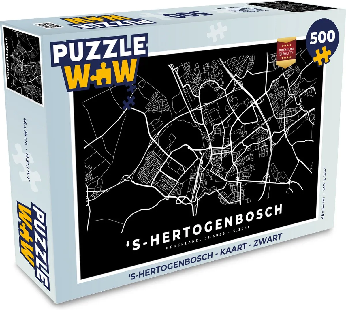 PuzzleWow 's-Hertogenbosch Legpuzzel 500 Stuks