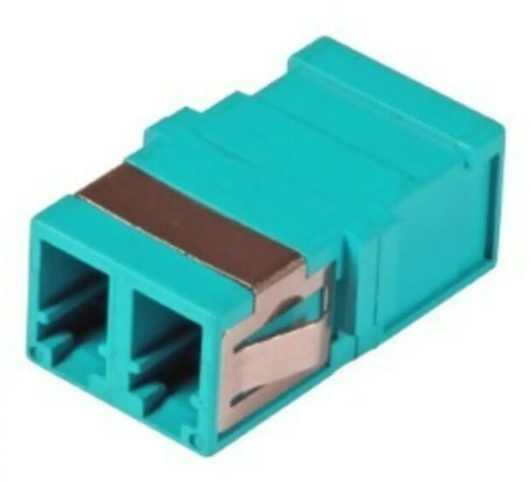 Danicom Multimode keystone koppeling LC-LC duplex turquoise