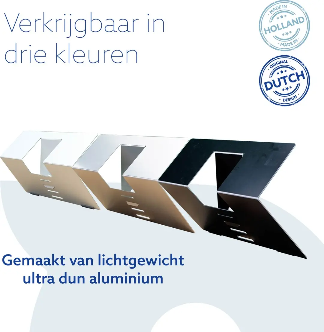 R-Go Riser Attachable RGORIATSI Laptopstandaard - Zilver - afbeelding 4 van 6