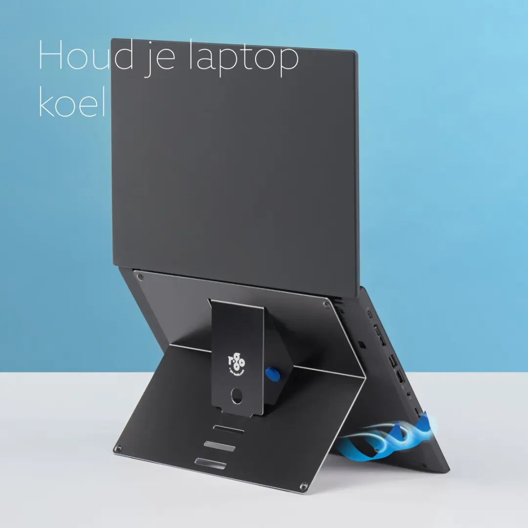 R-Go Riser RGORIATBL Laptopstandaard - Zwart - afbeelding 4 van 6