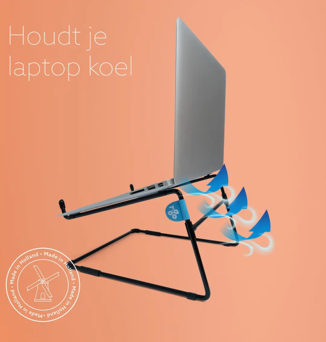 R-Go Tools Steel Laptopstandaard RGOSC020BL - Zwart - afbeelding 4 van 6