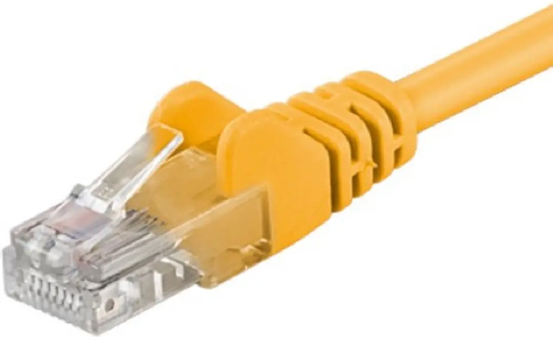 Danicom DC-C57-075 CAT5e UTP Patchkabel - 7,50m - Geel - afbeelding 4 van 4