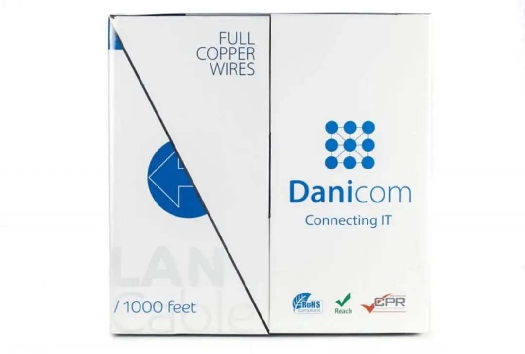 Danicom DC-FTP6-305-FCA CAT6 FTP Netwerkkabel 305m - Grijs - afbeelding 4 van 4