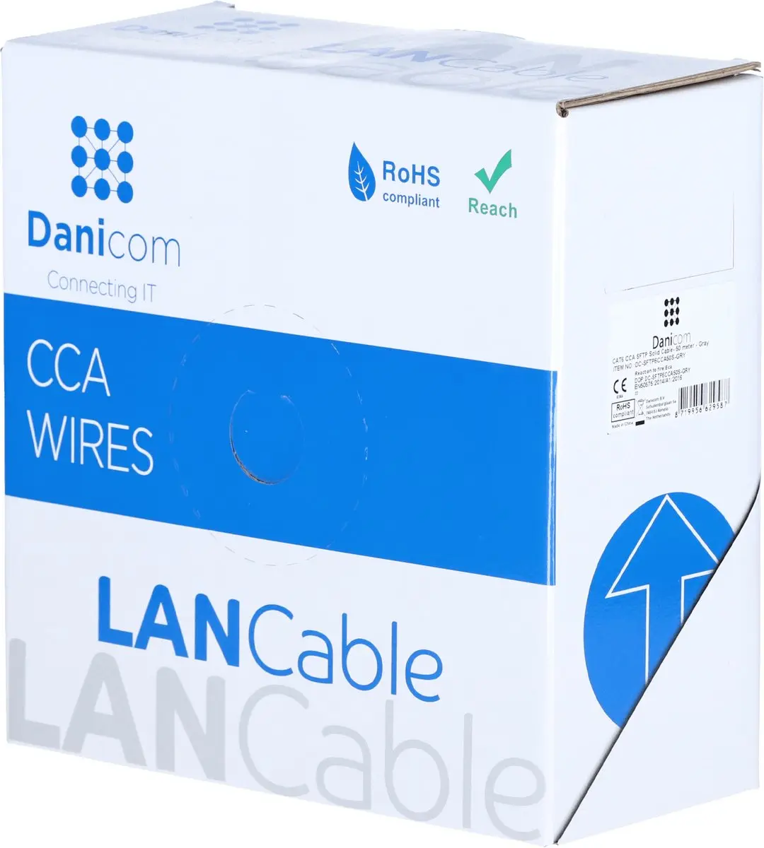 Danicom DC-SFTP6CCA50S-GRY Netwerkkabel - Grijs - afbeelding 4 van 6