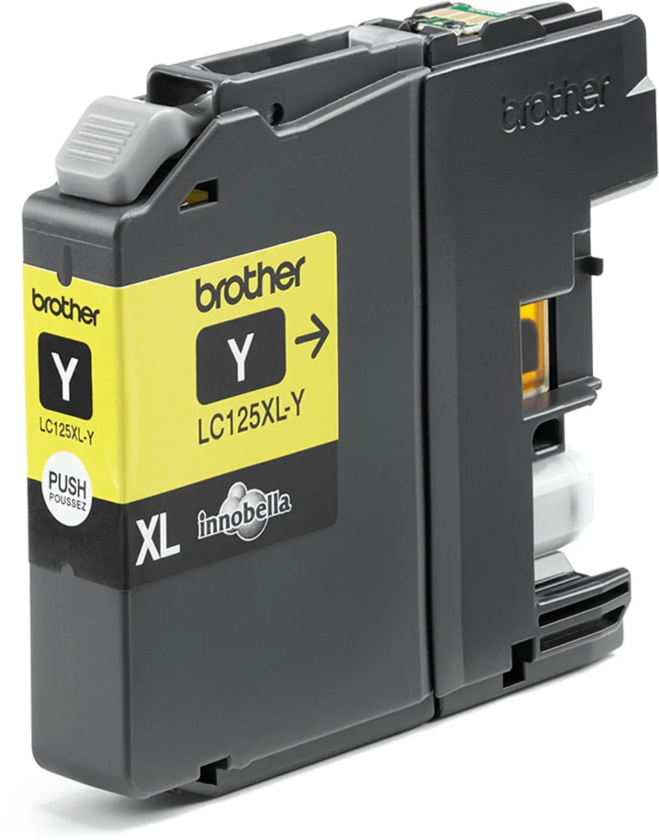 Brother LC-125XLYBP Inktcartridge Geel