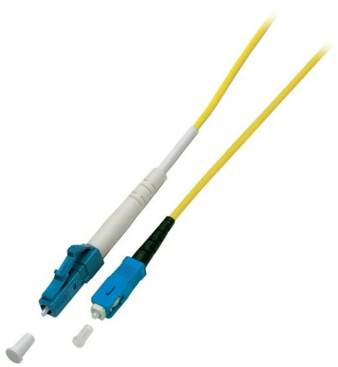 Danicom OS2 simplex glasvezel kabel LC-SC 10m